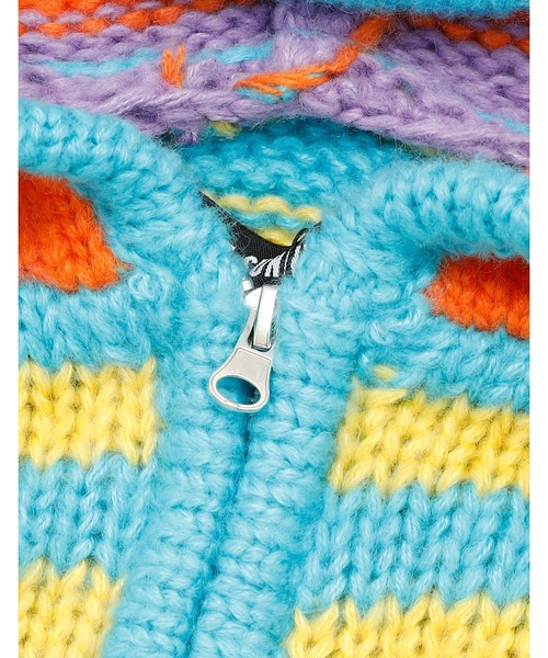 パーカー 「Little Sunny Bite」stripe knit hoodie レディース メンズ Little sunny bite パーカー /Little Sunny Bite/stripe knit