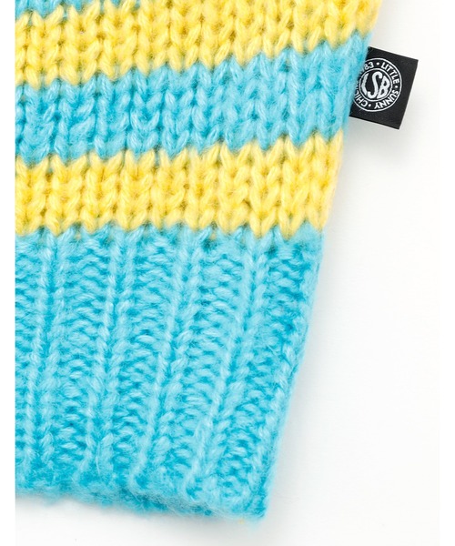 パーカー /Little Sunny Bite/stripe knit hoodie レディース メンズ Little sunny bite パーカー 「Little Sunny Bite」stripe knit