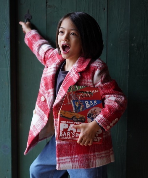 Catchup（ケチャップ） ダウン アウター 「Catchup」チェック柄Pコート