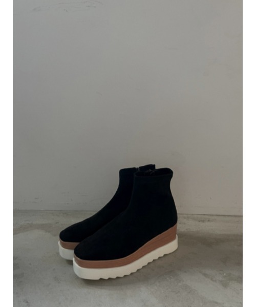 「AMAIL」 ショートブーツ S ブラック レディース_画像6