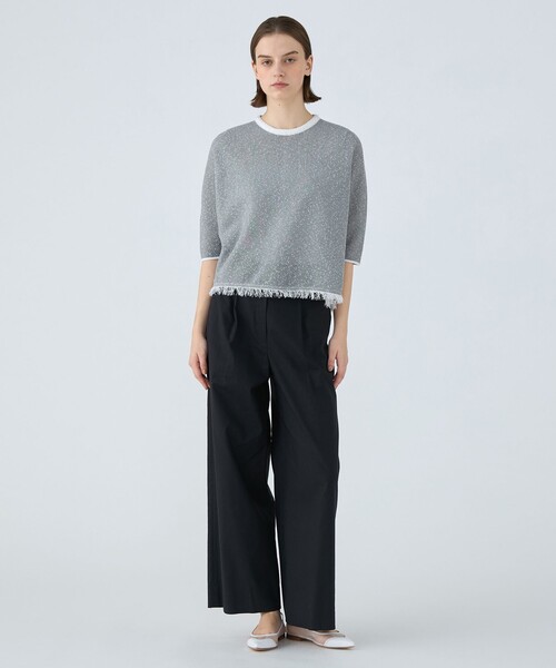 Ballsey ニット Ballsey ニット セーター ヘンプシルクニット ショートプル