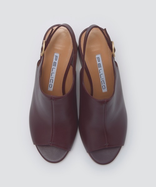 PELLICO サンダル SABRI 7.0cm WINE レディース : ZOZOTOWN