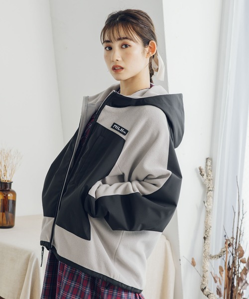 「MILKFED.」 ブルゾン M ブラック レディース_画像6