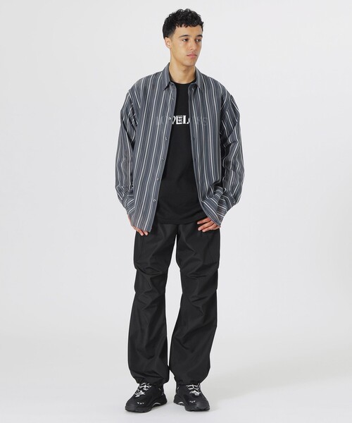 LOVELESS シャツ シアーストライプシャツ メンズ : ZOZOTOWN