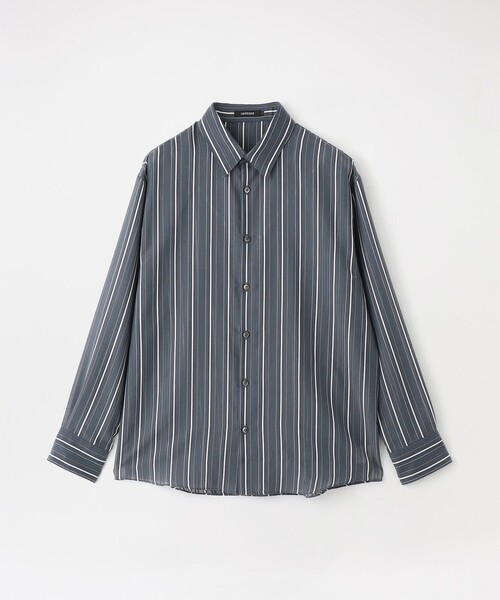 LOVELESS シャツ シアーストライプシャツ メンズ : ZOZOTOWN