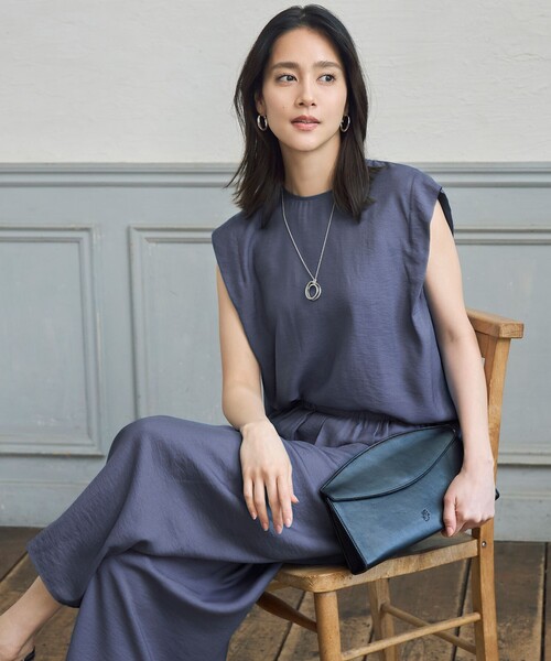 ブラウス シャツ エアリーツイルノースリーブ ブラウス レディース 自由区 ブラウス シャツ エアリーツイルノースリーブ レディース