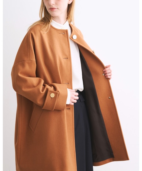 ノーリーズ　Traditional Weatherwearノーカラーコート Traditional WeatherWear/トラディショナルウェザーウェア】MALTON NO