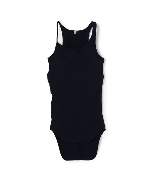タンクトップ ノースリーブ HAKUJI Cotton asym TT レディース