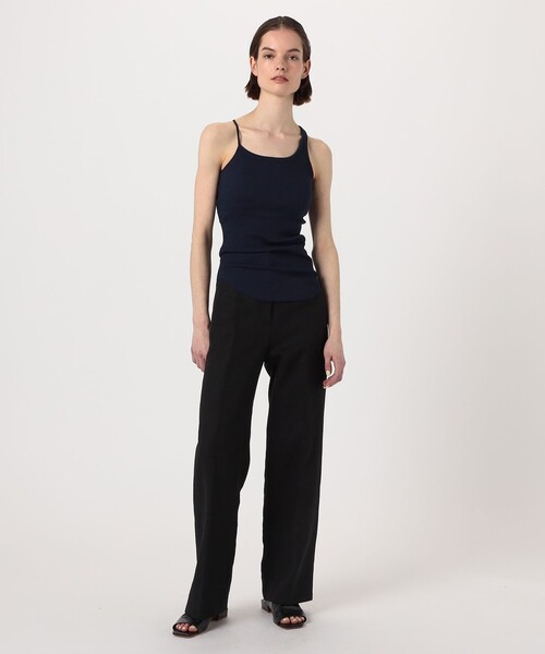 HAKUJI ボーダータンクトップ HAKUJI（ハクジ） タンクトップ ノースリーブ HAKUJI Cotton asym TT