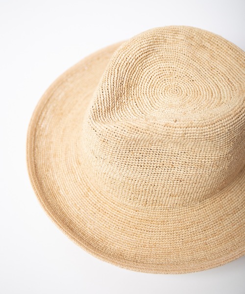 RACAL 帽子 ハット Rafia Crushable Fedora Hat / ラフィア