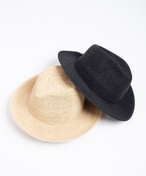 RACAL（ラカル） 帽子 ハット Rafia Crushable Fedora Hat / ラフィア
