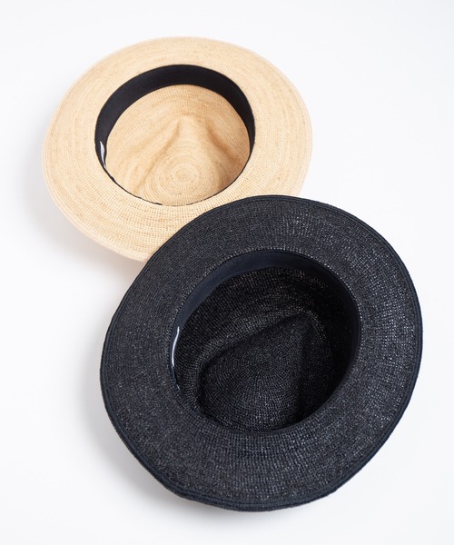 RACAL（ラカル） 帽子 ハット メンズ Rafia Crushable Fedora Hat