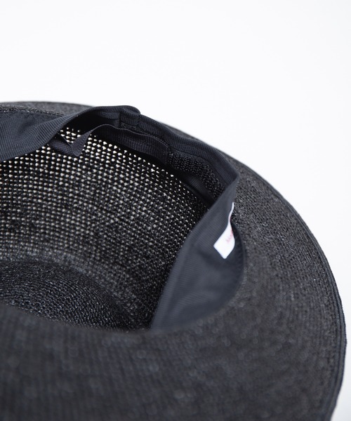 RACAL（ラカル） 帽子 ハット Rafia Crushable Fedora Hat / ラフィア