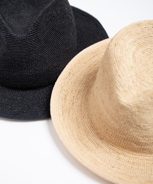 RACAL（ラカル） 帽子 ハット Rafia Crushable Fedora Hat / ラフィア