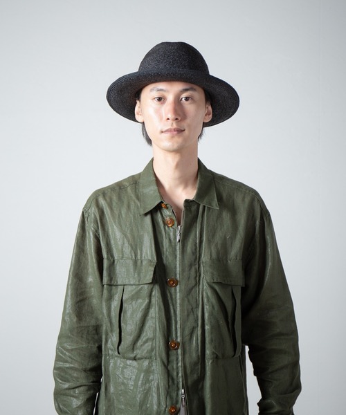 RACAL（ラカル） 帽子 ハット Rafia Crushable Fedora Hat / ラフィア