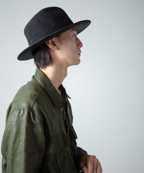 RACAL（ラカル） 帽子 ハット Rafia Crushable Fedora Hat / ラフィア