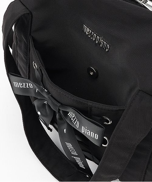 mezzo piano ボストンバッグ 「バレエ」「容量約11L」バレリーナ