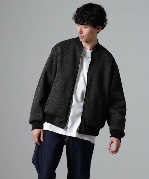 NANO universe（ナノ・ユニバース） ジップアップブルゾン L