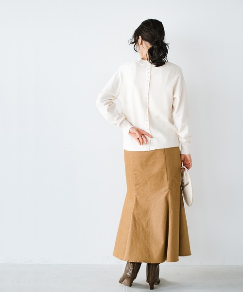 「ANNA LUNA」 長袖ニット MEDIUM グレー レディース_画像6