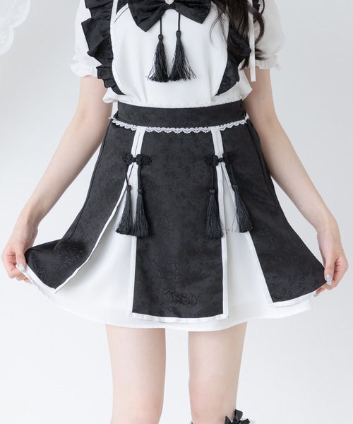 DearMyLove スカート 夏 チャイナラインスリットスカート : ZOZOTOWN