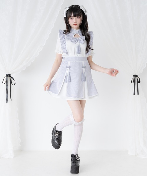DearMyLove スカート 夏 チャイナラインスリットスカート : ZOZOTOWN
