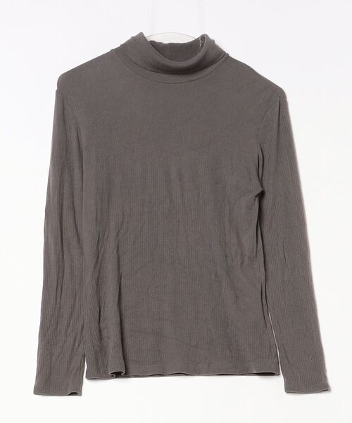 UNTITLED（アンタイトル） タートルネックニット 04 ダークグレー