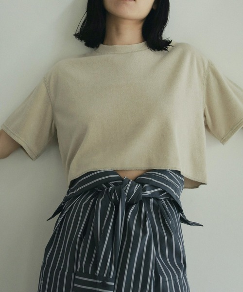 「anuke」 半袖Tシャツ FREE ホワイト レディース anuke 「anuke」 半袖Tシャツ FREE クリーム レディース