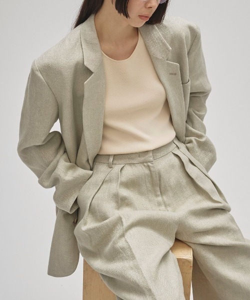 TODAYFUL ジャケット テーラードジャケット Boyfriend Linen Jacket