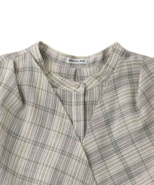 DRESSLAVE（ドレスレイブ） ブラウス シャツ VOILE check blouse 