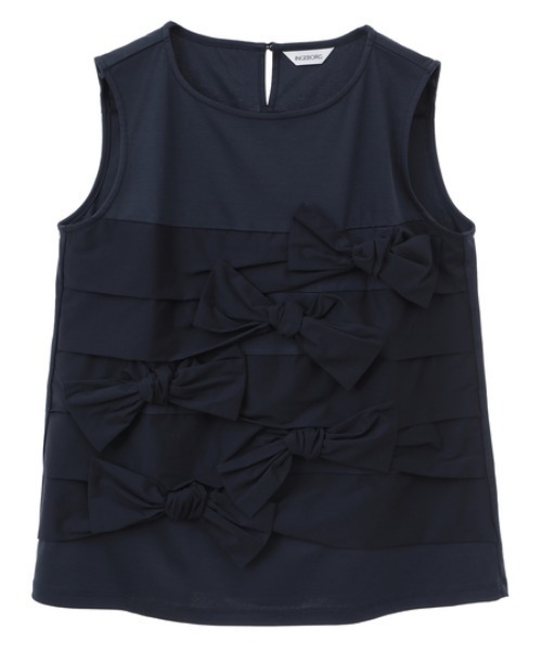 INGEBORG / インゲボルグ ランダムリボンタンクトップ INGEBORG tシャツ ランダムリボンタンクトップ レディース