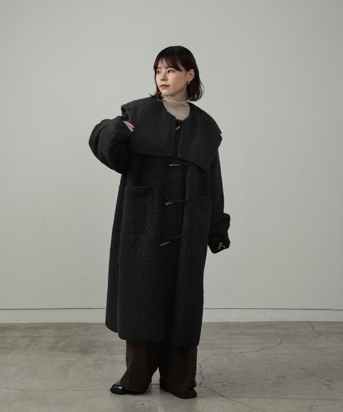 Amiur bal collar round sleeve coat amiur】bal collar round sleeve 