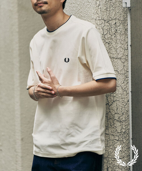 【新品】FRED PERRY 417別注 Tシャツ（ナチュラル_Ｌサイズ） FRED PERRY 417別注 Tシャツ（ナチュラル_Mサイズ） - メルカリ