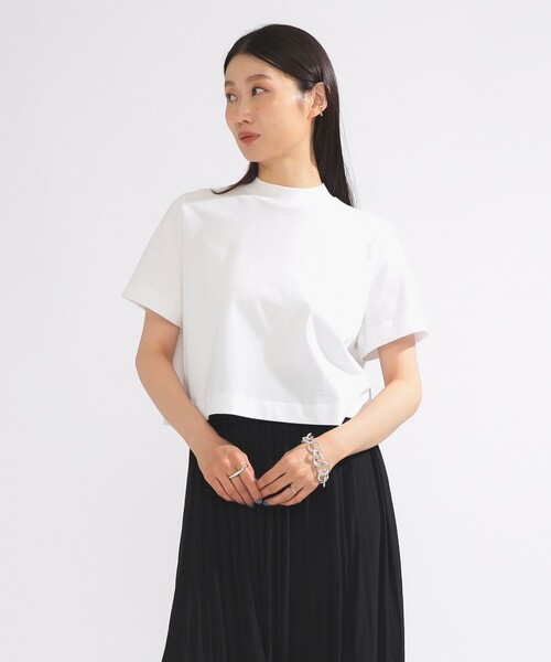 Demi-Luxe BEAMS（デミルクス ビームス） tシャツ 半袖 モックネック