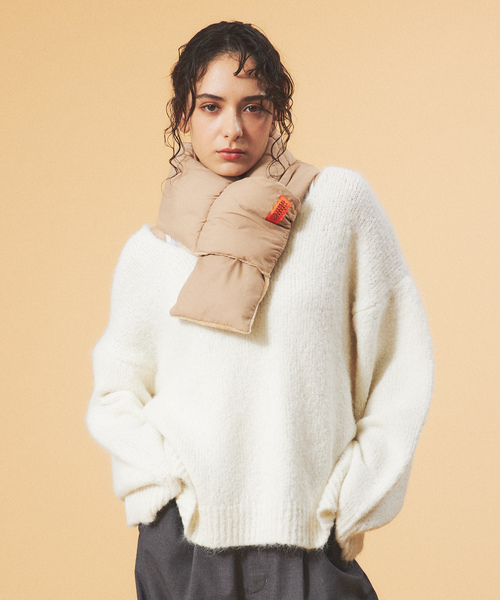 「Rouge vif」 Vネックニット フリー ホワイト レディース_画像5