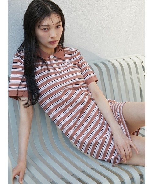 LACOSTE ポロシャツ ベルテッド ロングワンピース 半袖 グレー 美品 M ラコステポロワンピースのおすすめ人気商品一覧 通販 - Yahoo