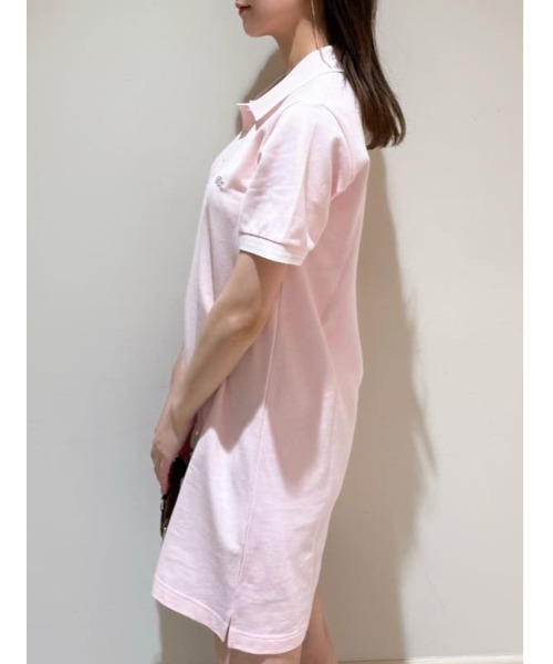 LACOSTE ラコステ　ワンピース セール】 ルーズフィット5分袖ポロドレス / ポロワンピース