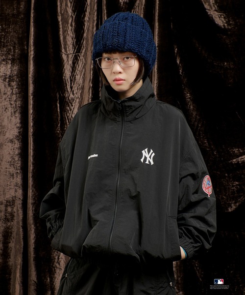 Perushu×MLBナイロンブルゾン Perushu 「Perushu」 ナイロンブルゾン「MLBコラボ」 SMALL