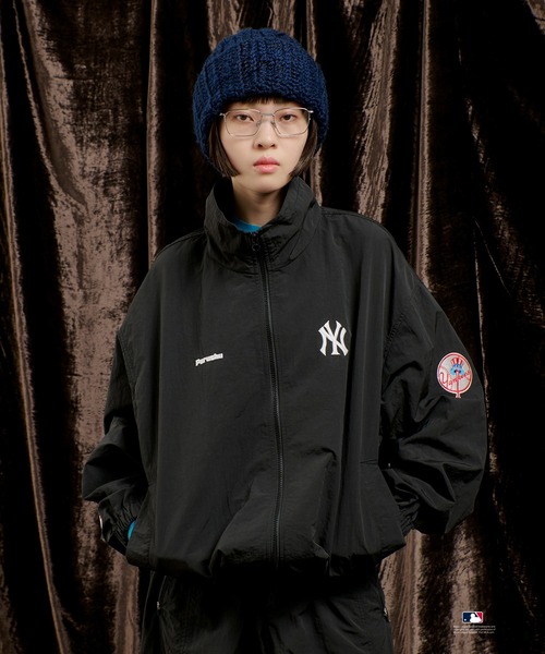 Perushu×MLBナイロンブルゾン Perushu 「Perushu」 ナイロンブルゾン「MLBコラボ」 SMALL