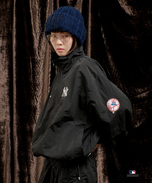 Perushu×MLBナイロンブルゾン Perushu 「Perushu」 ナイロンブルゾン「MLBコラボ」 SMALL