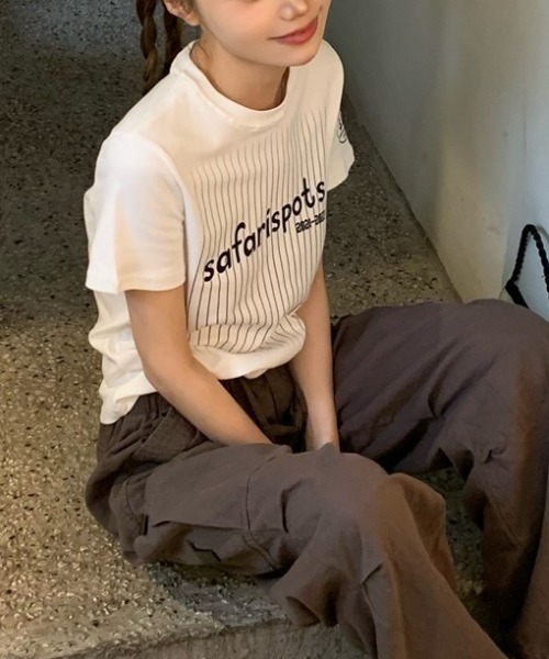 tシャツ 半袖 SportyナンバリングロゴTee レディース : ZOZOTOWN Yahoo