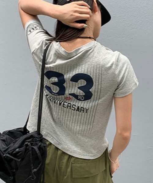 tシャツ 半袖 SportyナンバリングロゴTee レディース : ZOZOTOWN Yahoo