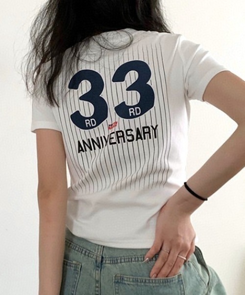 【新品タグ付】 nagonstans プリントTシャツ 半袖 トップス 暈染 tシャツ 半袖 SportyナンバリングロゴTee レディース : ZOZOTOWN Yahoo