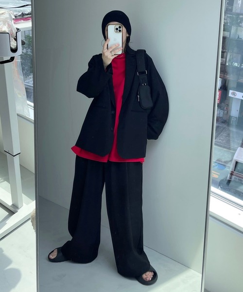 wee9s 「wee9s」 テーラードジャケット size1 ブラック