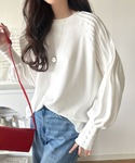 tシャツ カジュアルな中にも上品さを。綿100...の詳細画像5