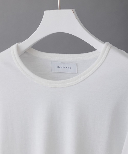 「ADAM ET ROPE'」 長(zhǎng)袖Tシャツ M オフホワイト メンズ