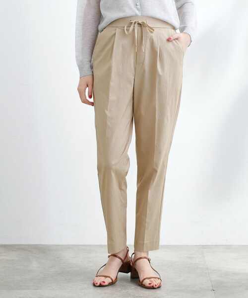 【新品未試着】OHGA　スーパー美脚パンツ　ベージュ　XS ohga スーパー美脚パンツ新品XS