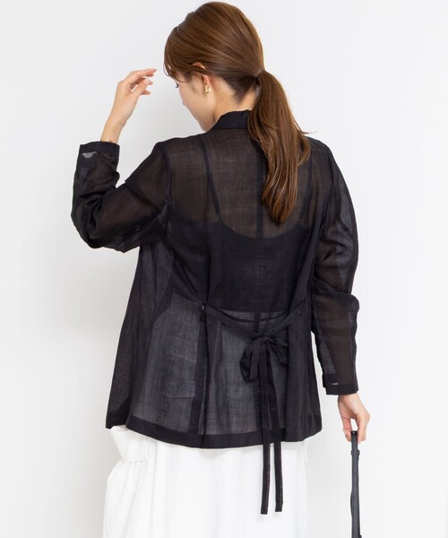 バビロン BABYLON シアーラミージャケット　洗える バビロン BABYLON シアーラミージャケット 洗える バビロン BABYLON