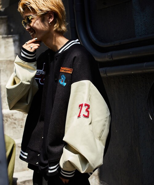 FREAK'S STORE（フリークスストア） スタジャン LARGE ブラック メンズ