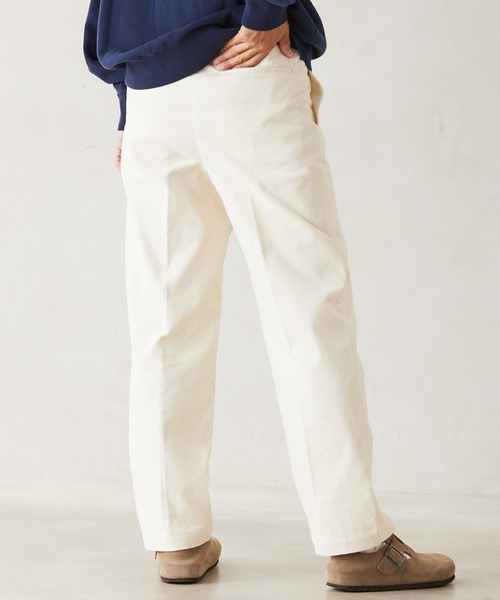 「JOURNAL STANDARD relume」 スラックス X-SMALL オフホワイト メンズ_画像9