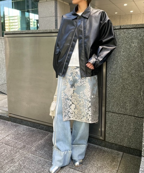 「AIC.」 ブルゾン FREE ネイビー レディース_画像5